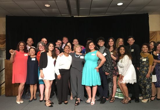 Scholars and administrators at the 2017 dinner.