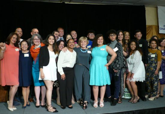 2017 Scholars on stage